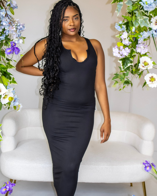 Maxi Ribbed Bodycon Dress - Ayra