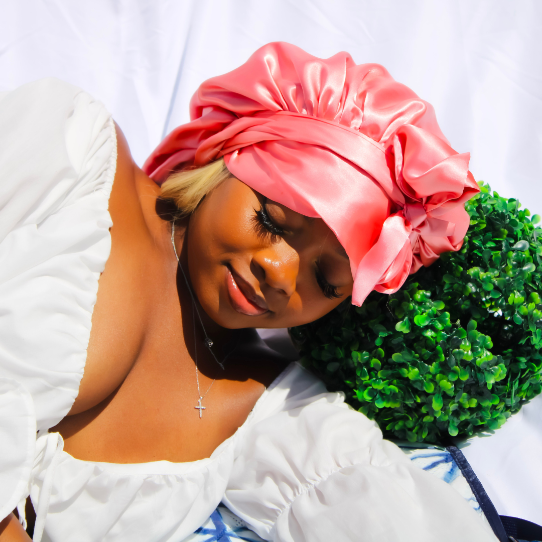 Premium Satin Bonnet - Remy | Satin Bonnets For Natural Hair