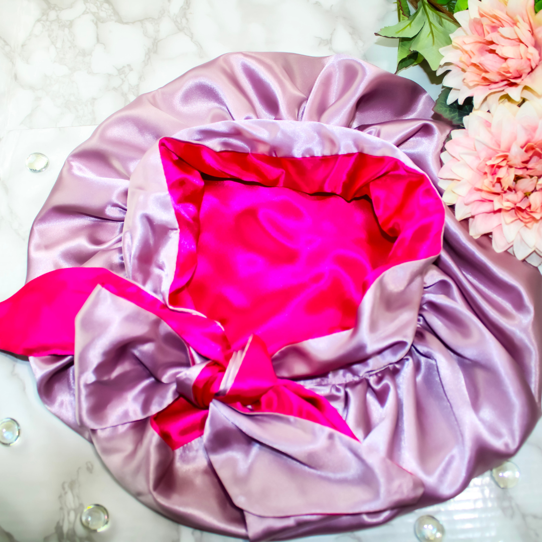 Premium Satin Bonnet - Taniyah | Satin Bonnets For Natural Hair