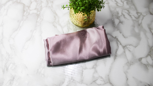 Silky Satin Pillowcase: Liliac