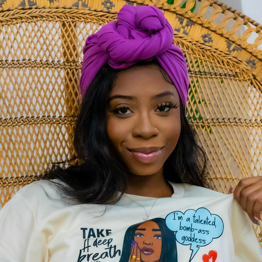 Stretchy Jersey Head Wrap | Blossom