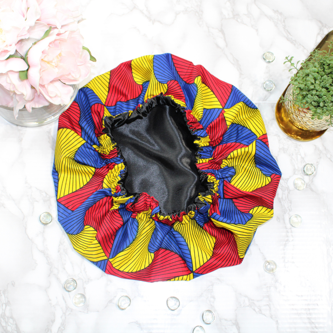 African Print Hair Bonnet | Rania