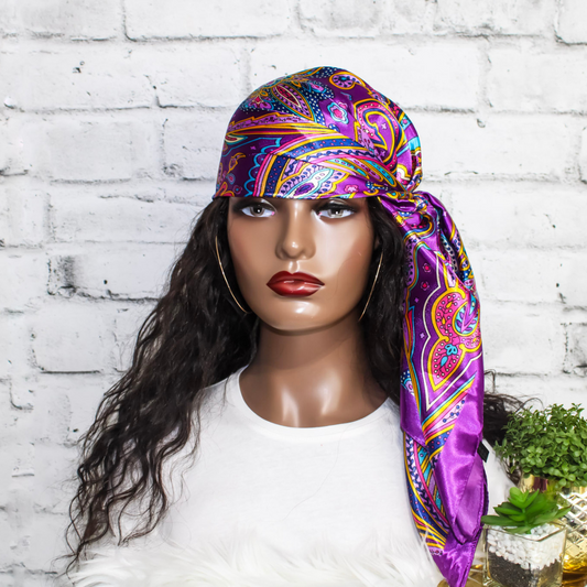 Deluxe Satin Scarf | Cecilia Satin Scarf