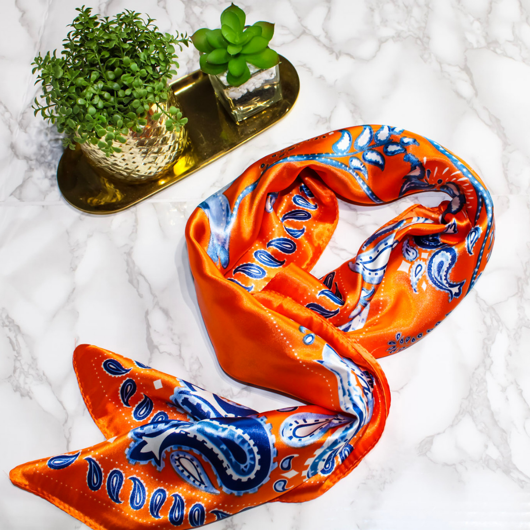 Deluxe Satin Scarf | Cora Satin Scarf