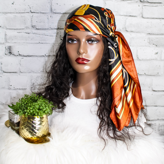 Deluxe Satin Scarf | Ellie Satin Scarf