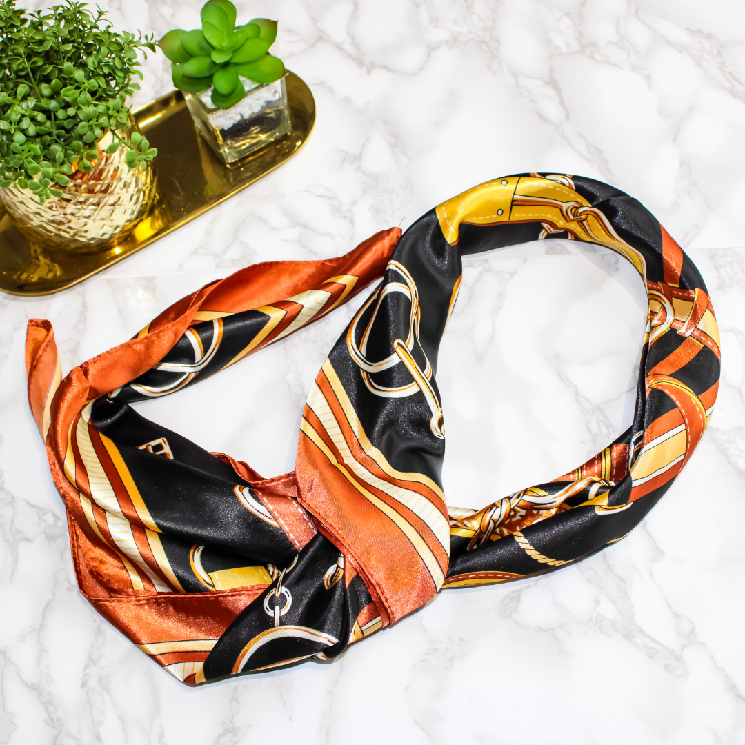 Deluxe Satin Scarf | Ellie Satin Scarf