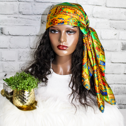 Deluxe Satin Scarf | Kiya Satin Scarf