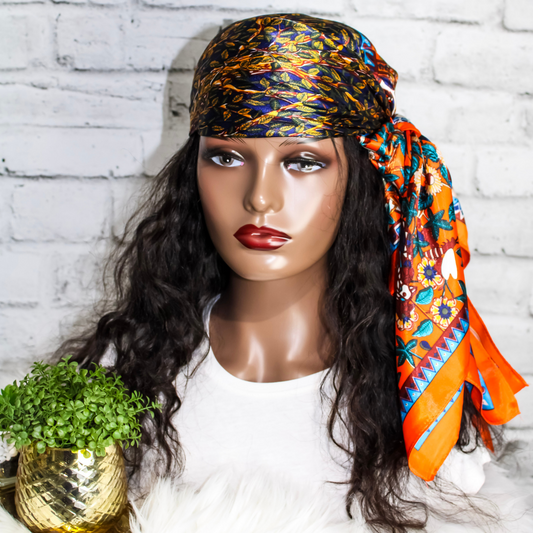 Deluxe Satin Scarf | Peyton Satin Scarf