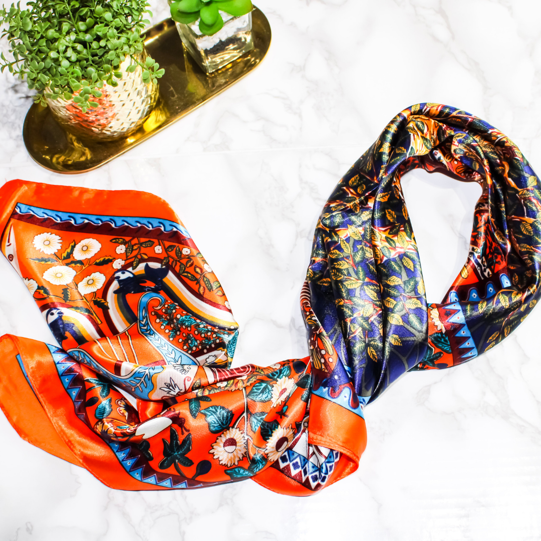 Deluxe Satin Scarf | Peyton Satin Scarf