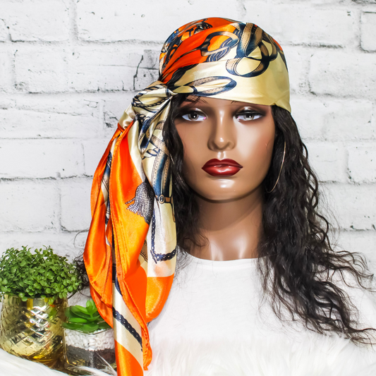 Deluxe Satin Scarf | Quinn Satin Scarf