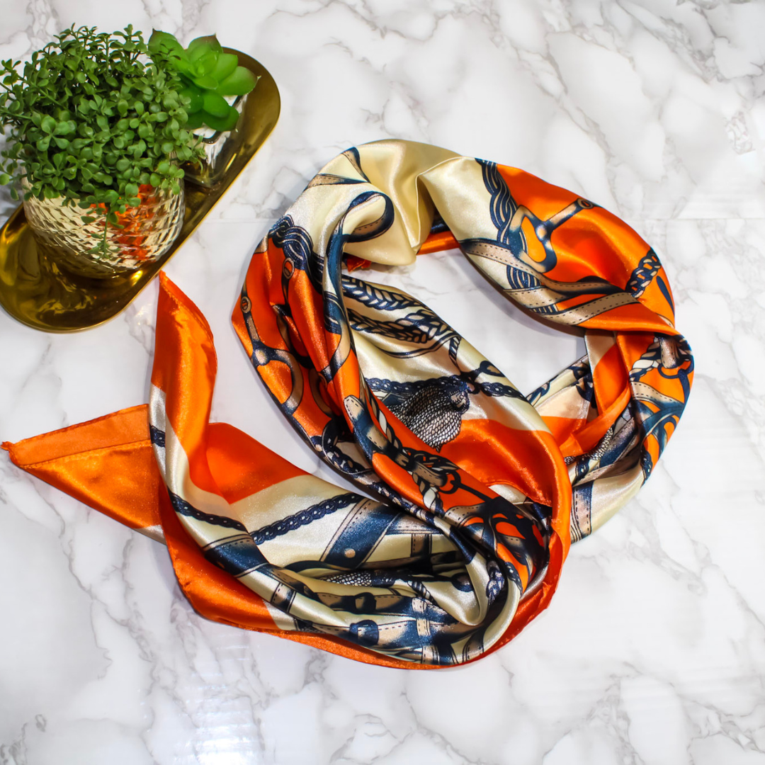 Deluxe Satin Scarf | Quinn Satin Scarf