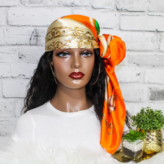 Deluxe Satin Scarf | Willow Satin Scarf