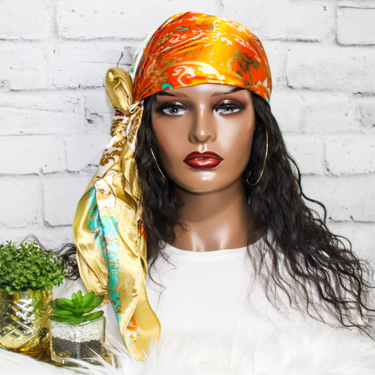 Deluxe Satin Scarf | Zora Satin Scarf