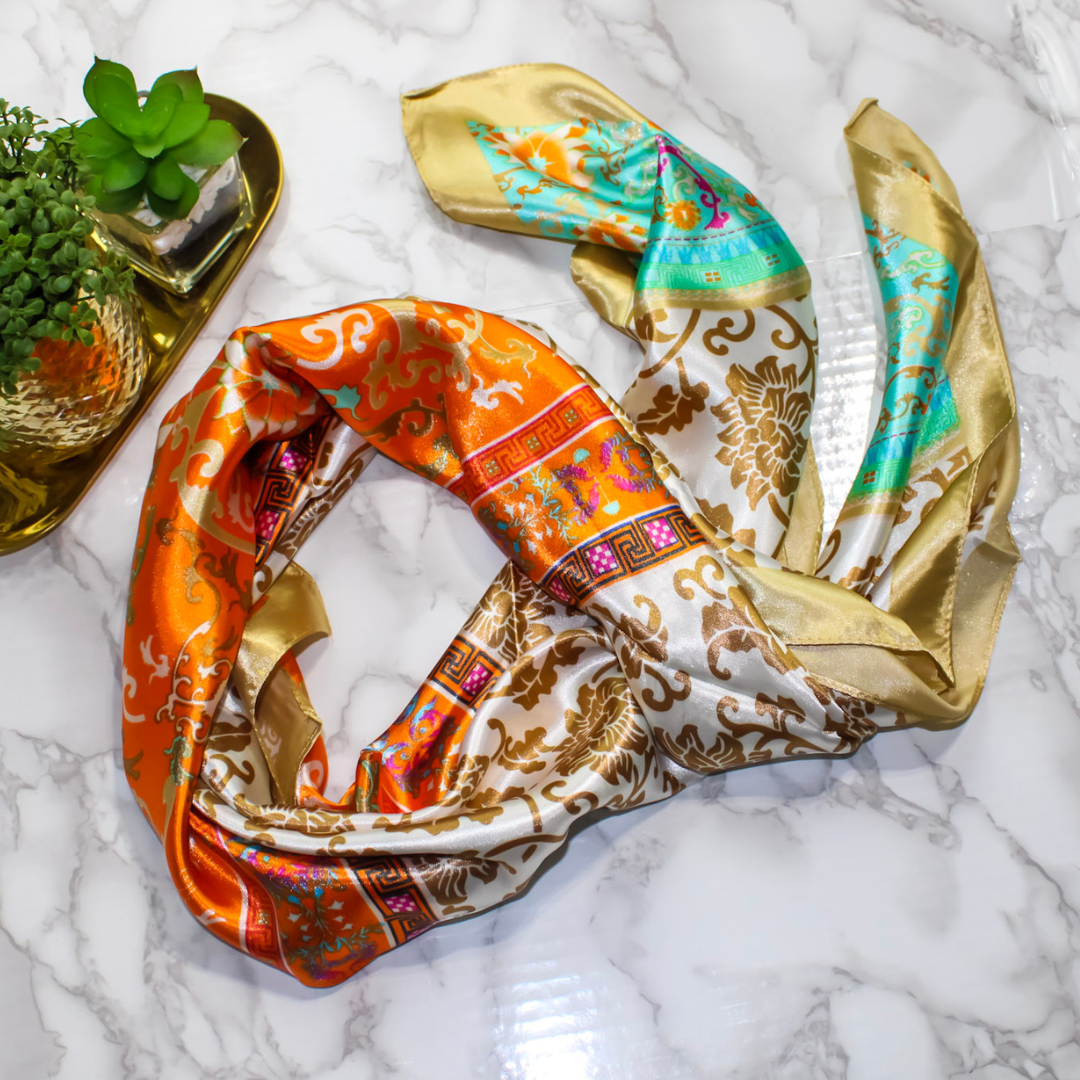 Deluxe Satin Scarf | Zora Satin Scarf