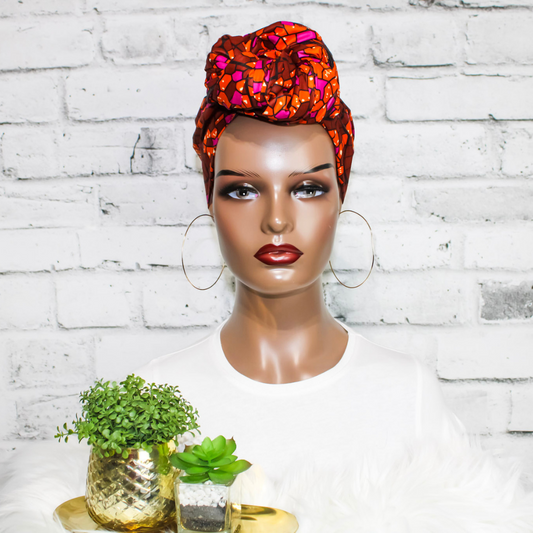African Head Wrap Amira Cotton Head