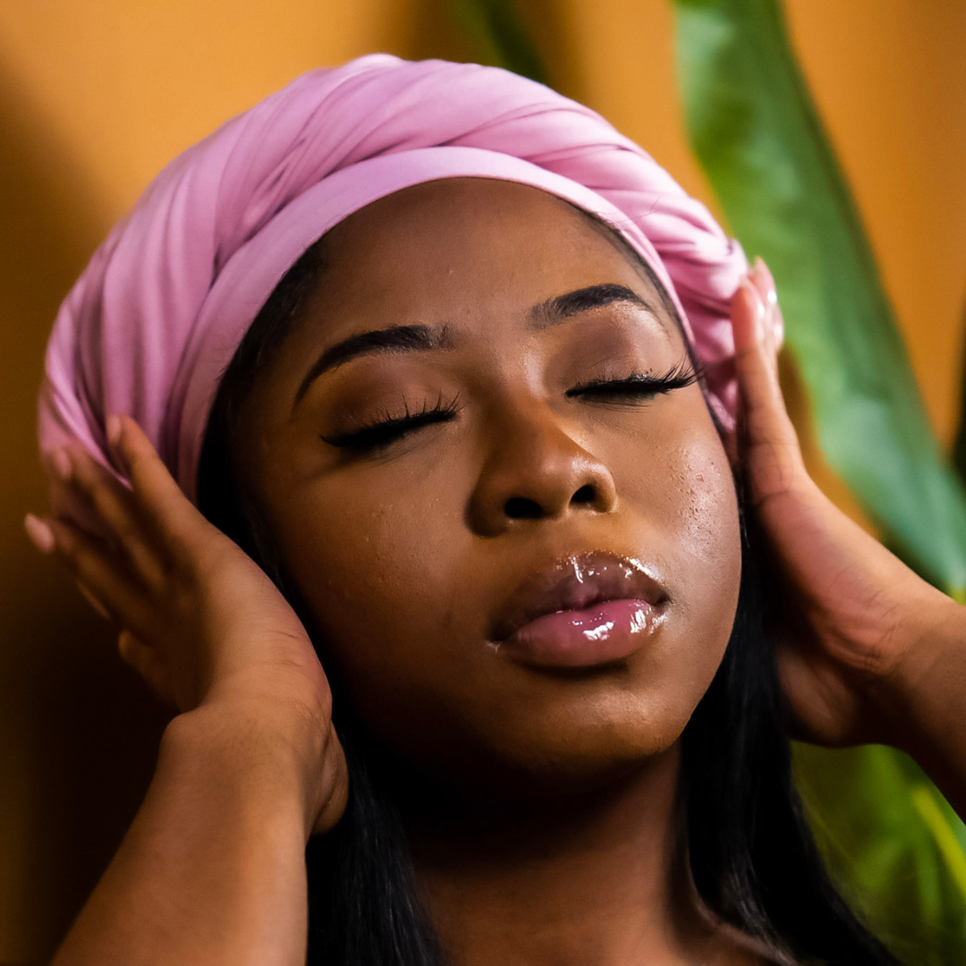 Jersey top head wrap