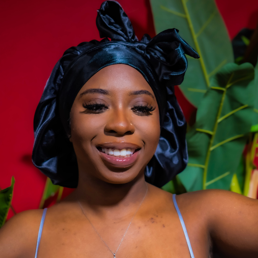 Premium Satin Bonnet Brooke Satin Bonnets For Natural Hair