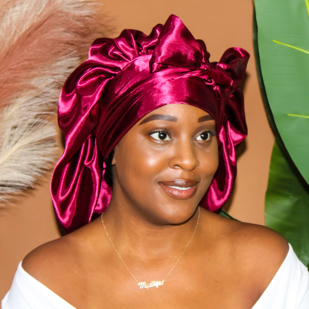 Buy Cotton Satin Bonnet For Curly Hair Online At Best Price.