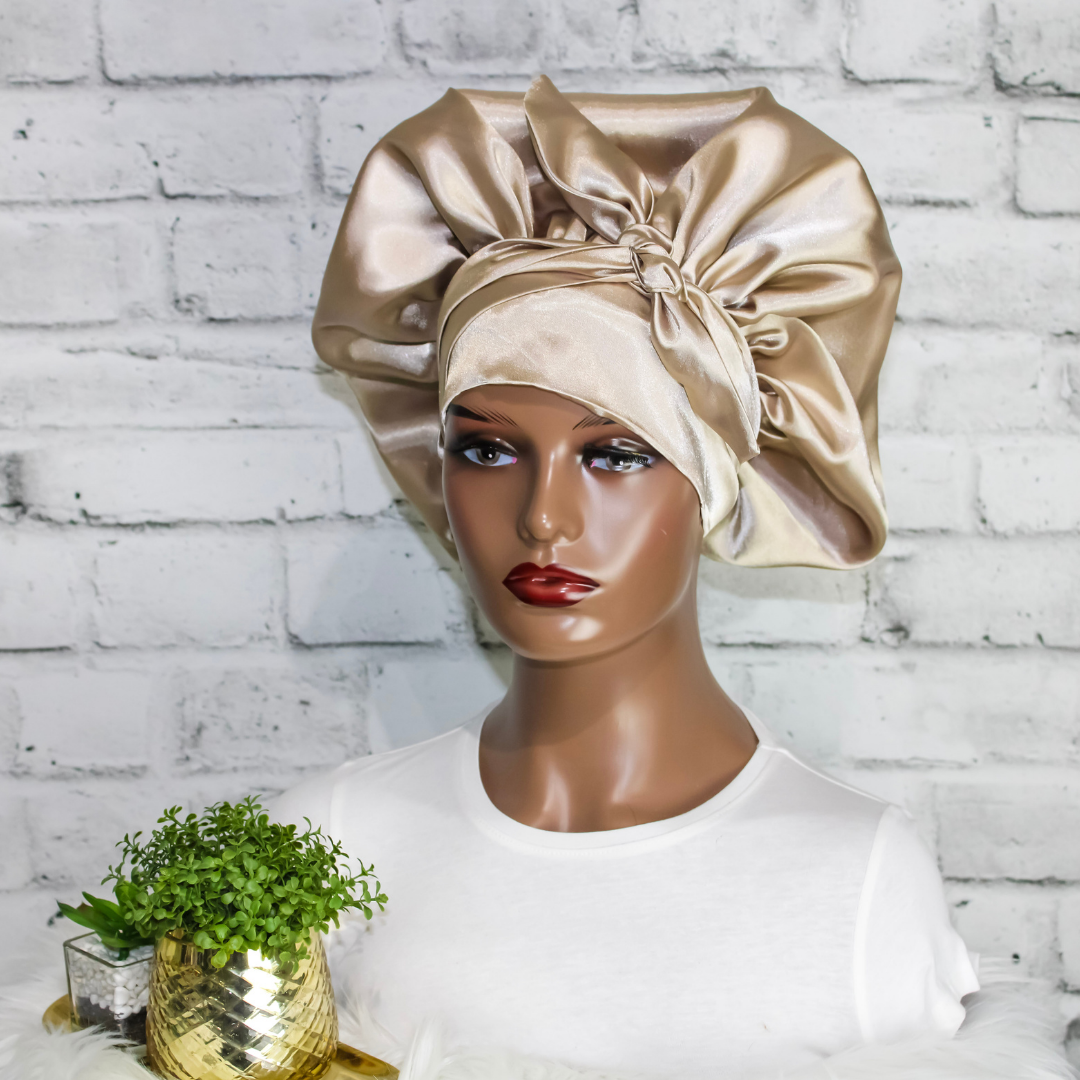 Premium Satin Bonnet - Sirena | Satin Bonnets For Natural Hair