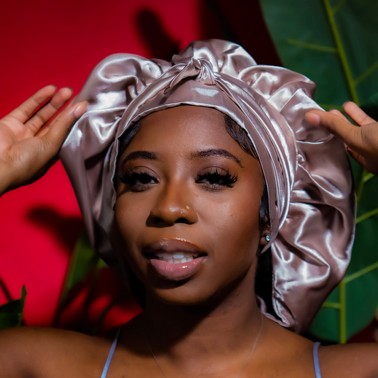 Premium Satin Bonnet - Sirena | Satin Bonnets For Natural Hair