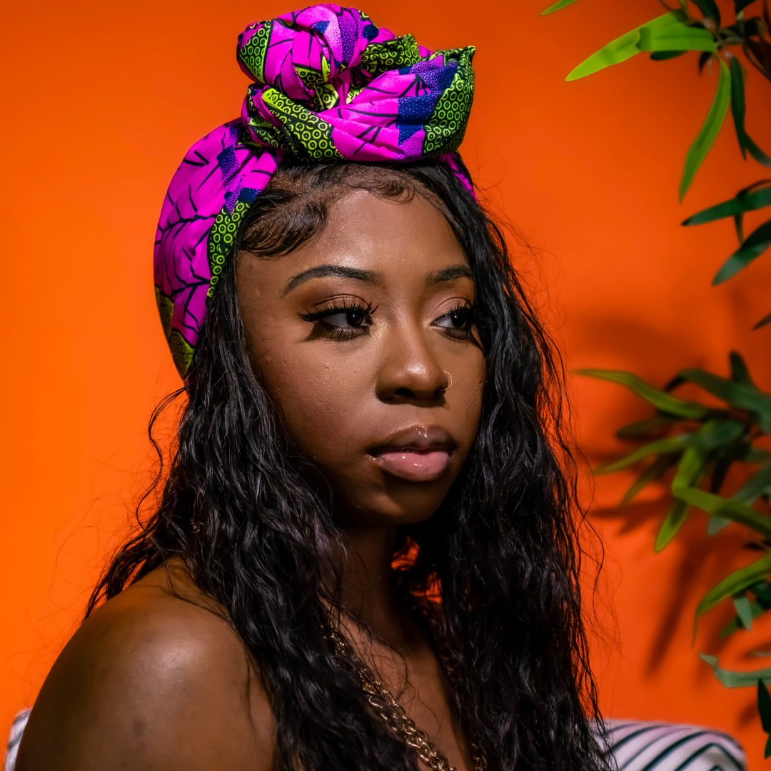 African Head Wrap | Raven