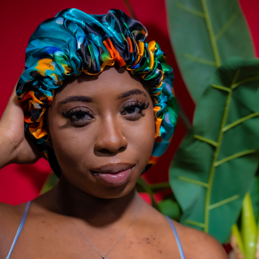 Satin Bonnet | Satin Bonnets For Natural Hair | Rylee