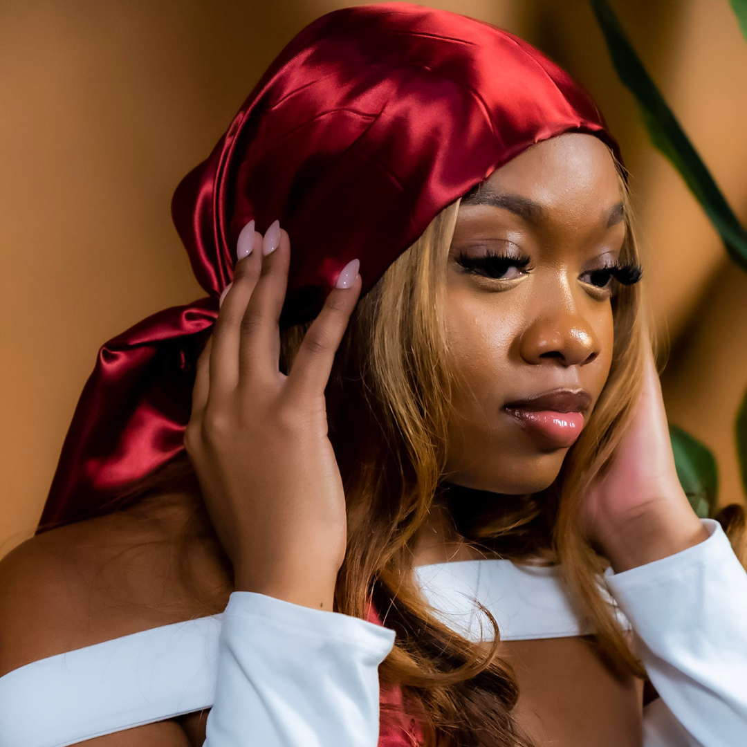 Satin head wraps deals