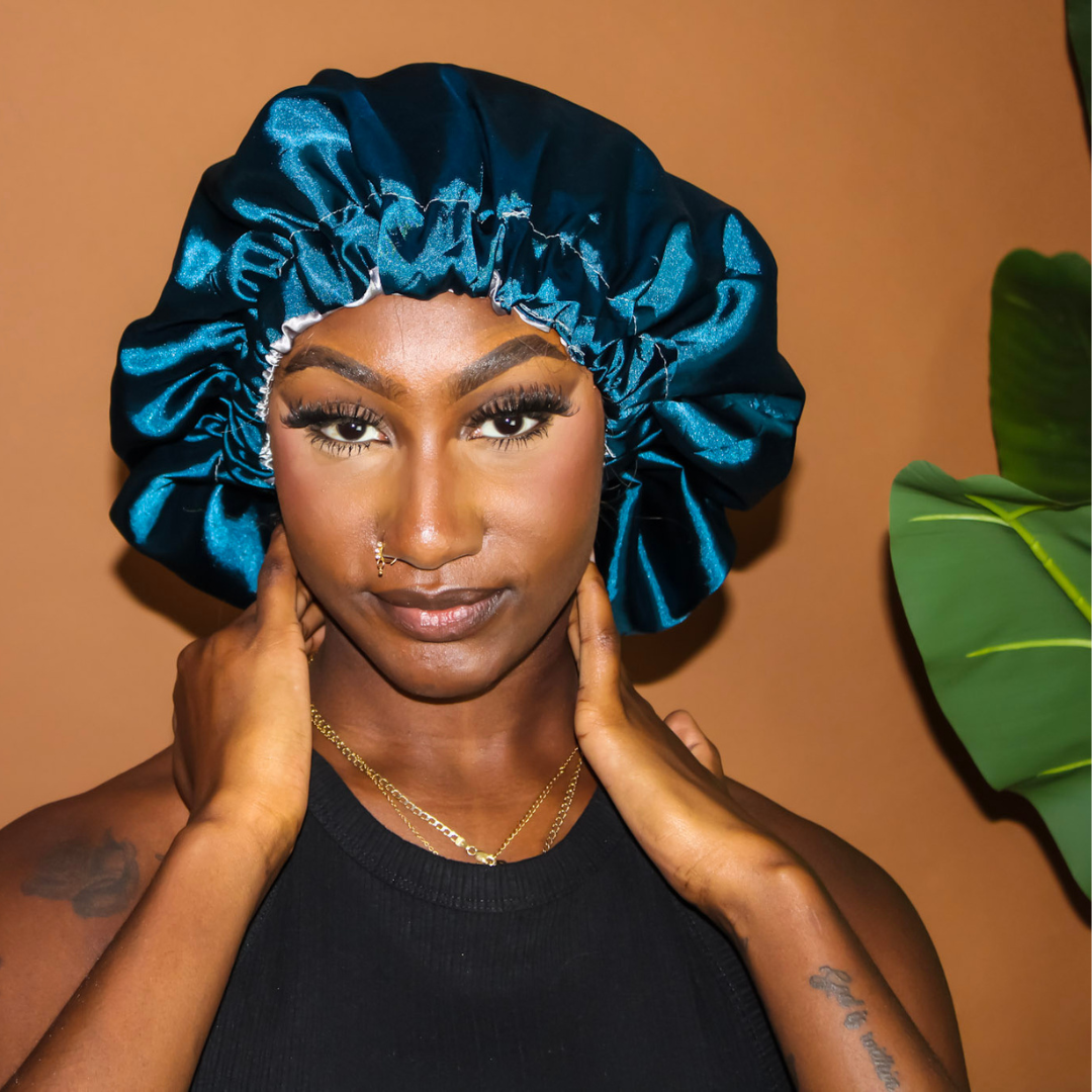 Hair bonnet sales for natural hair