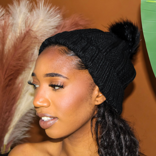 Satin Lined Hat | Black