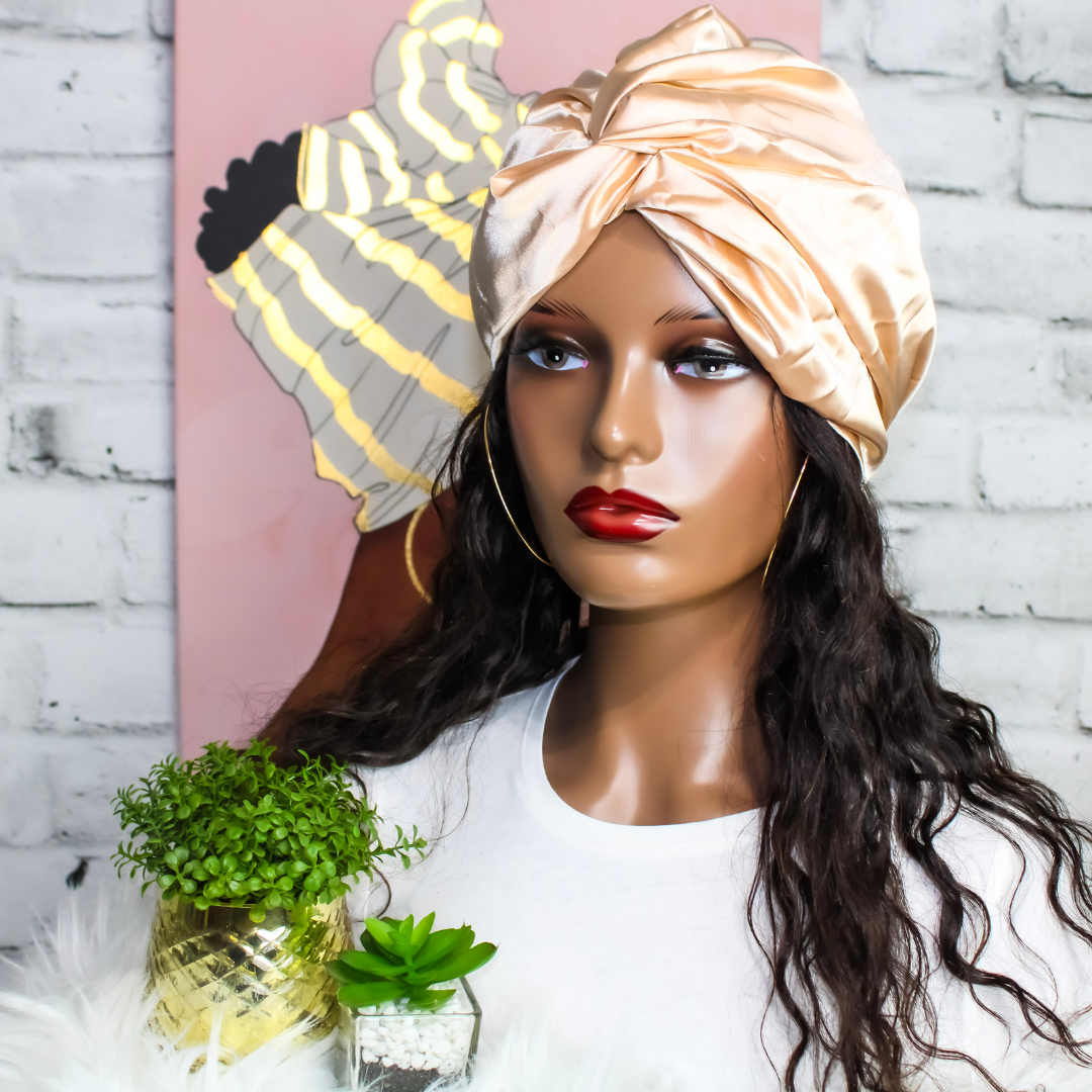 Satin Turban with Knot | Cara
