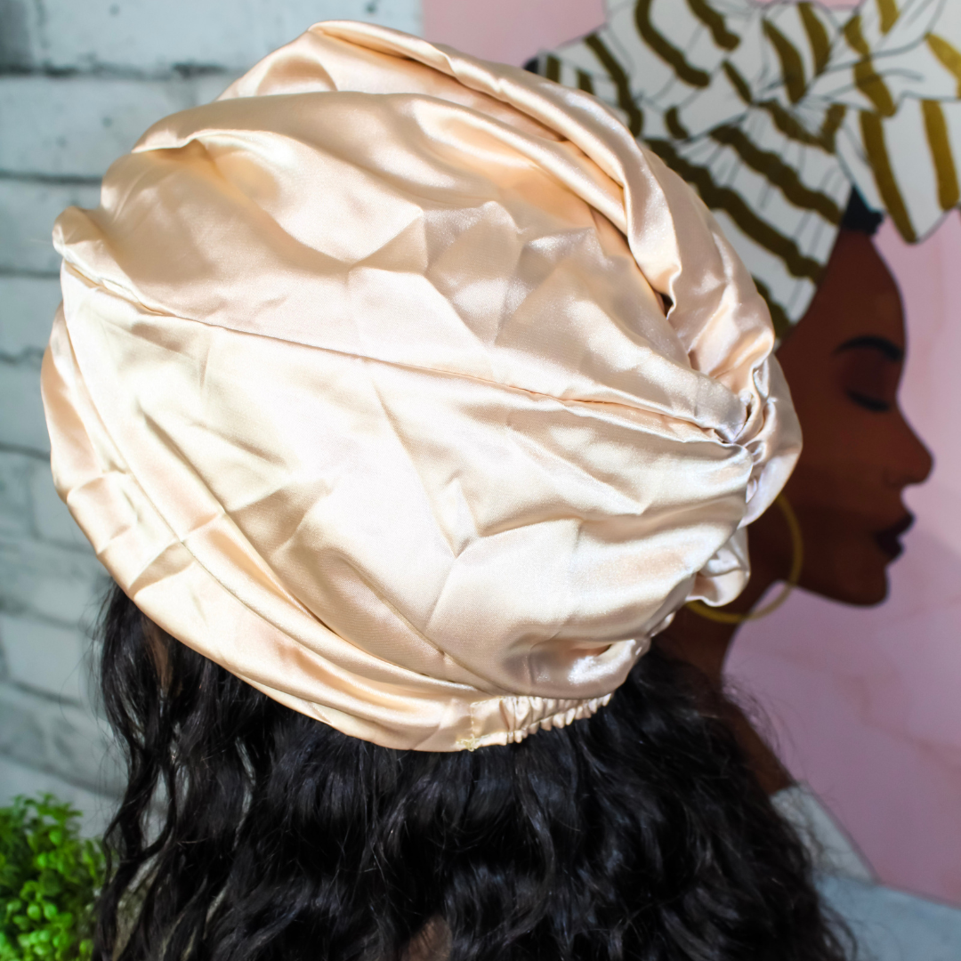 Satin Turban with Knot | Cara