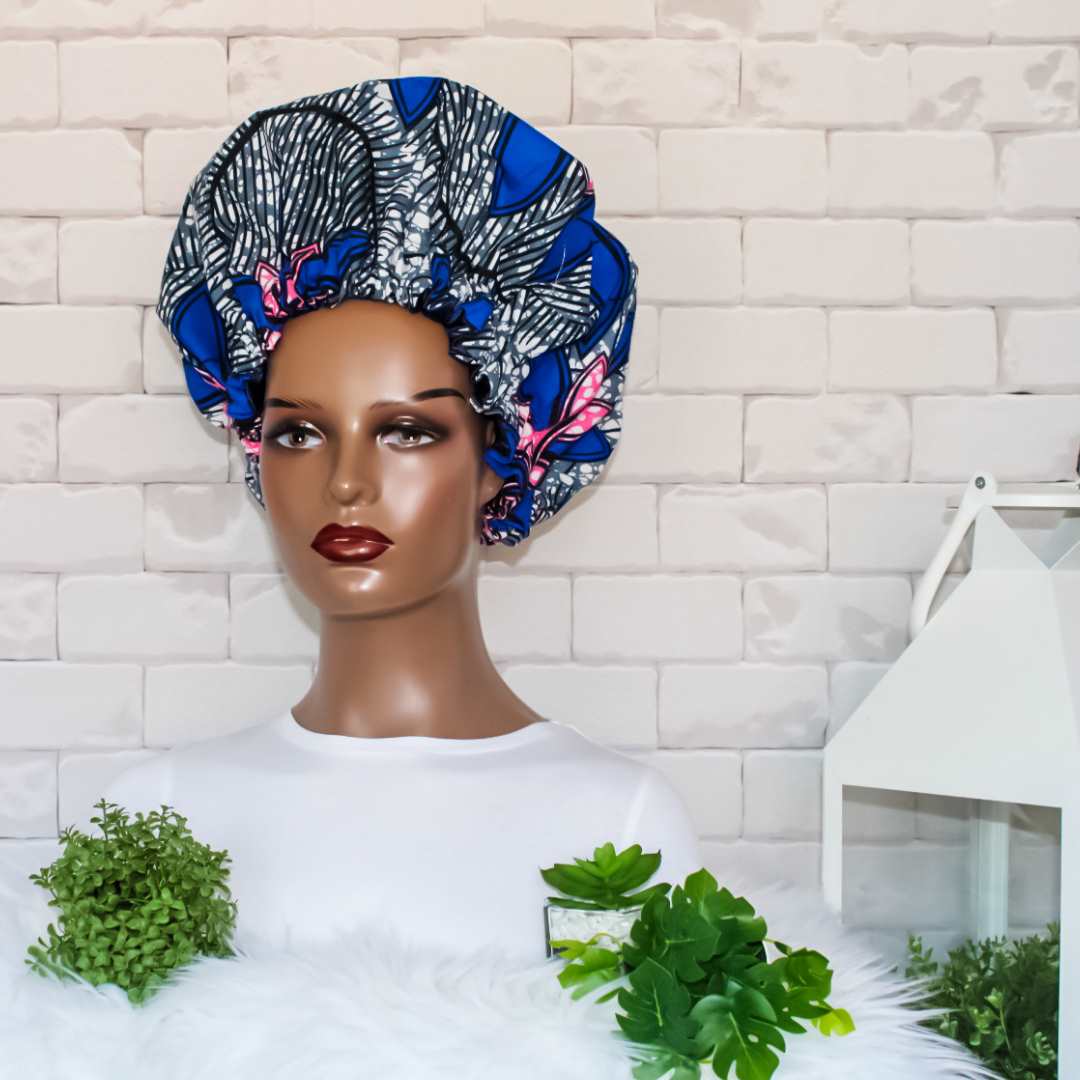 Batik Beauty African Print Hair Bonnet - RHE
