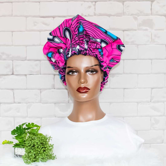 Gianna African Print Hair Bonnet - RHE
