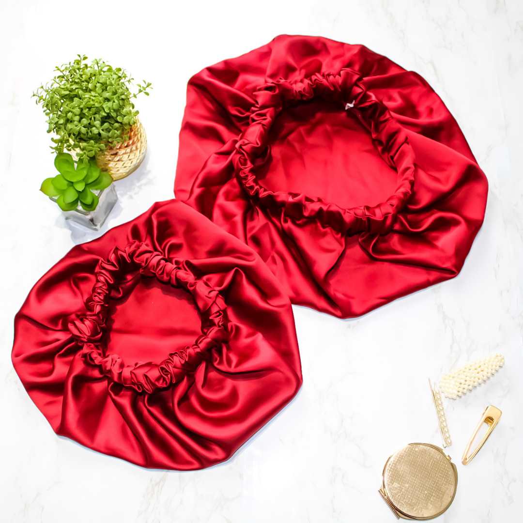 Mommy and Mini-Me Satin Hair Bonnet Set - RHE