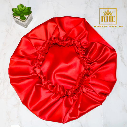 Orange Babe - Double Layered Satin Lined Hair Bonnet - RHE