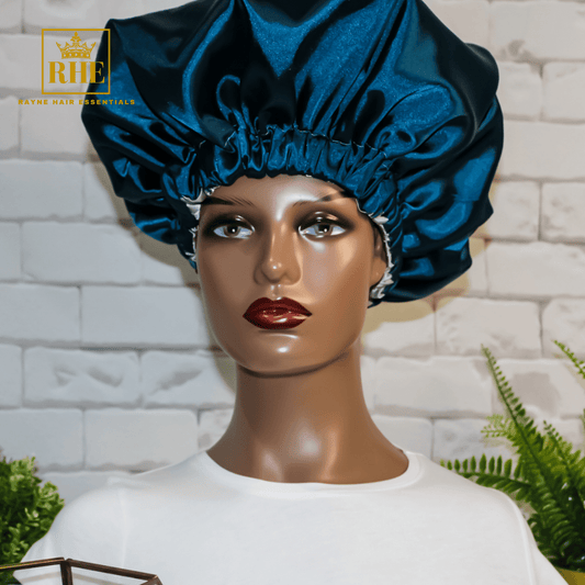 Two-Toned Double Layer Satin Hair Bonnet - RHE