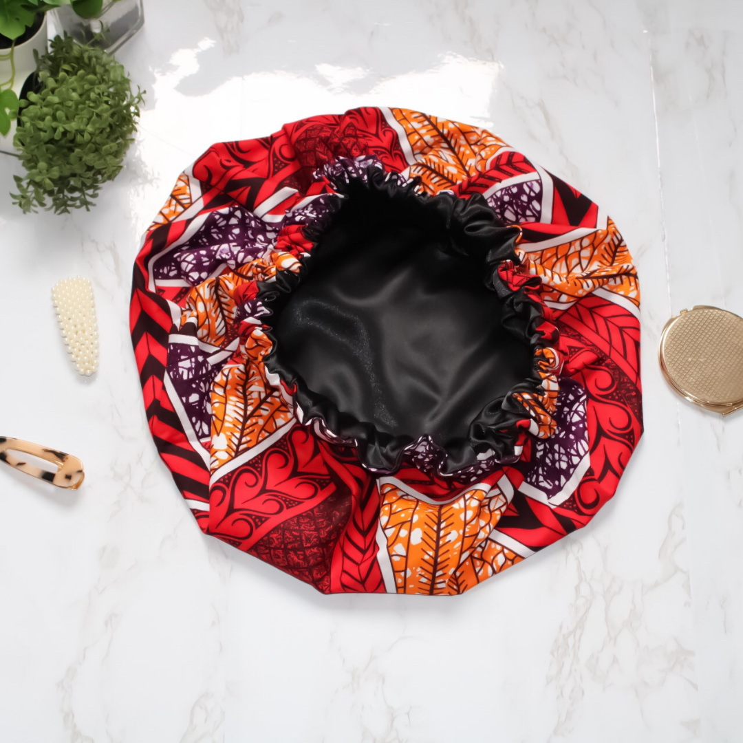 Zuri African Print Hair Bonnet - RHE
