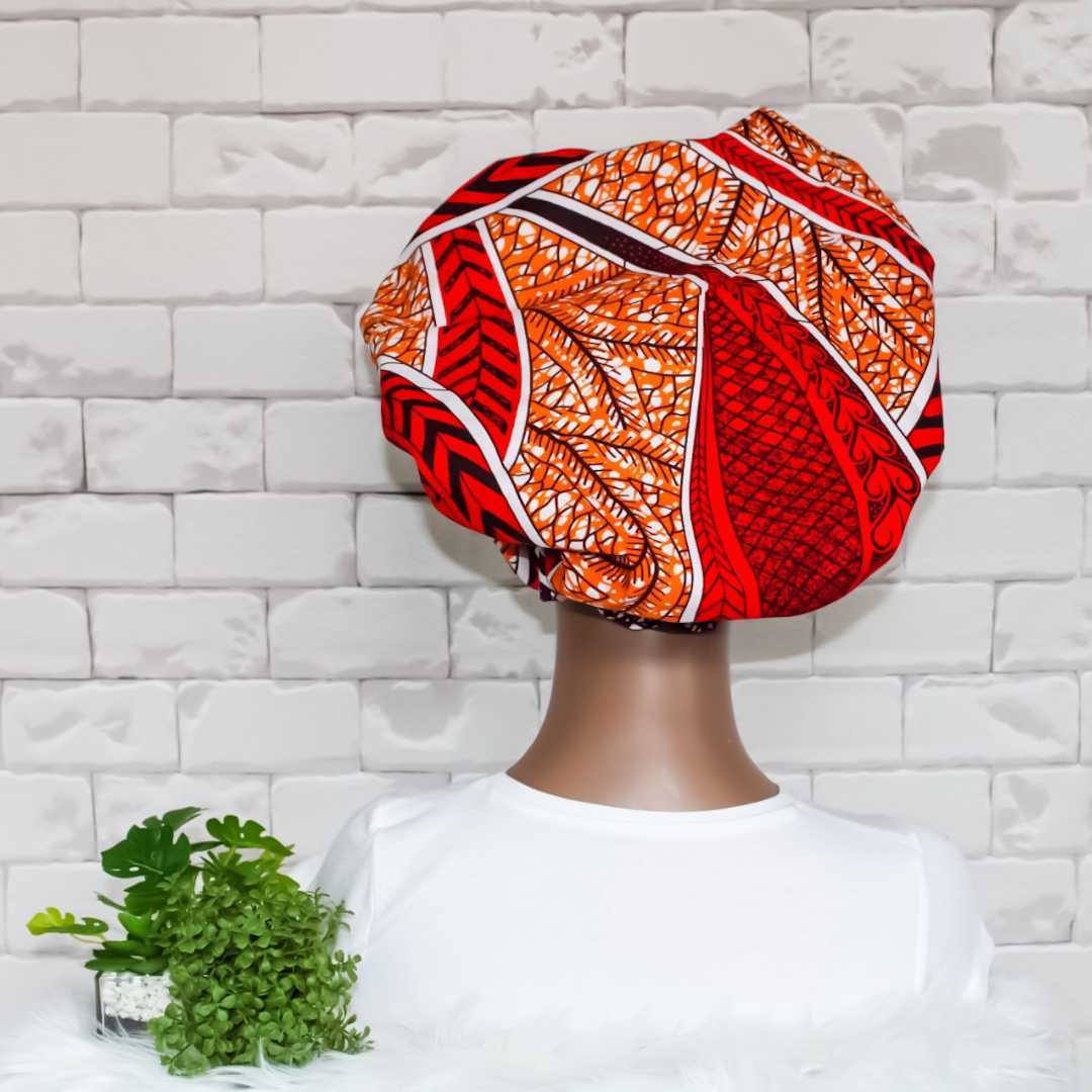 Zuri African Print Hair Bonnet - RHE