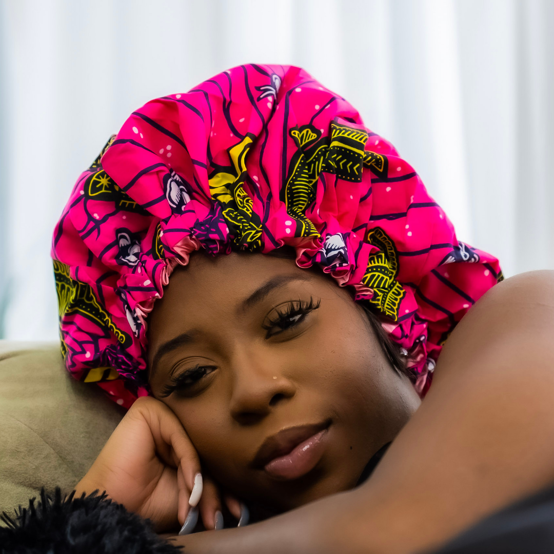African Print Hair Bonnet | Justice