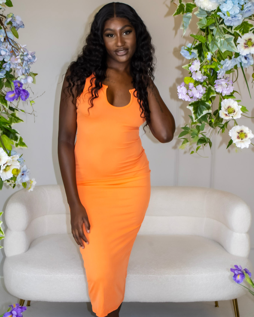 Maxi Ribbed Bodycon Dress - Ayra | Stylish & Comfortable Apparel Rayne Hair Essentials Maxi Ribbed Bodycon Dress - Ayra | Stylish & Comfortable Apparel Rayne Hair Essentials