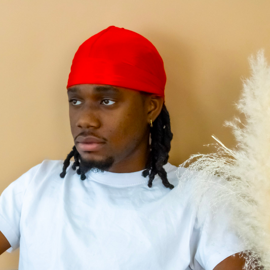 Premium SIlky Satin Durag | Red