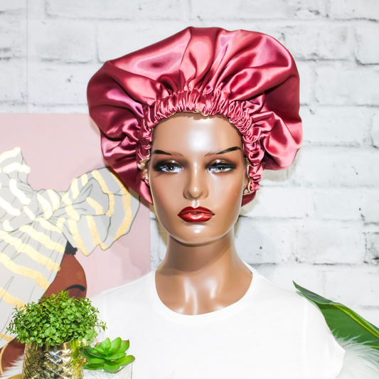 Satin Hair Bonnet | Two-Toned Queen