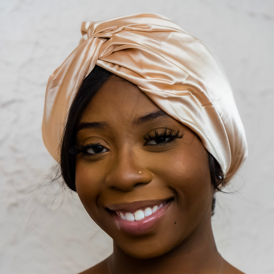 Satin Turban with Knot | Cara