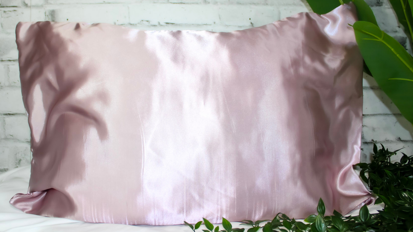 Silky Satin Pillowcase: Liliac