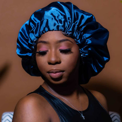 Danni Two-Toned Satin Hair Bonnet