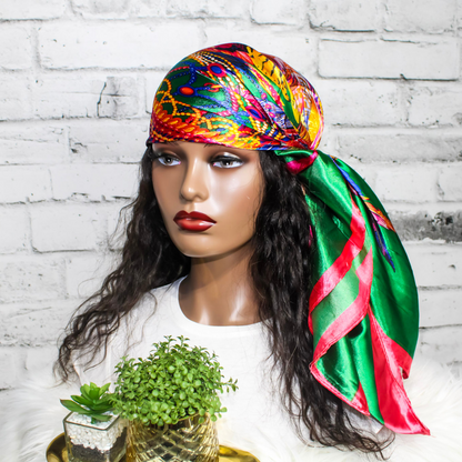 Deluxe Satin Scarf | Emery Satin Scarf
