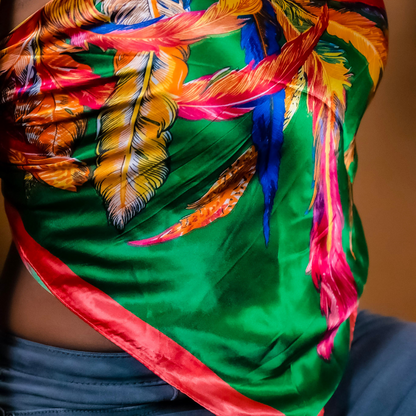 Deluxe Satin Scarf | Emery Satin Scarf
