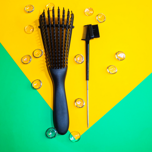 Detangle and Edge Hair Brush for All Hair Textures