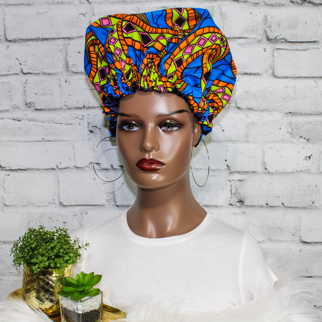 African Print Hair Bonnet | Jayla