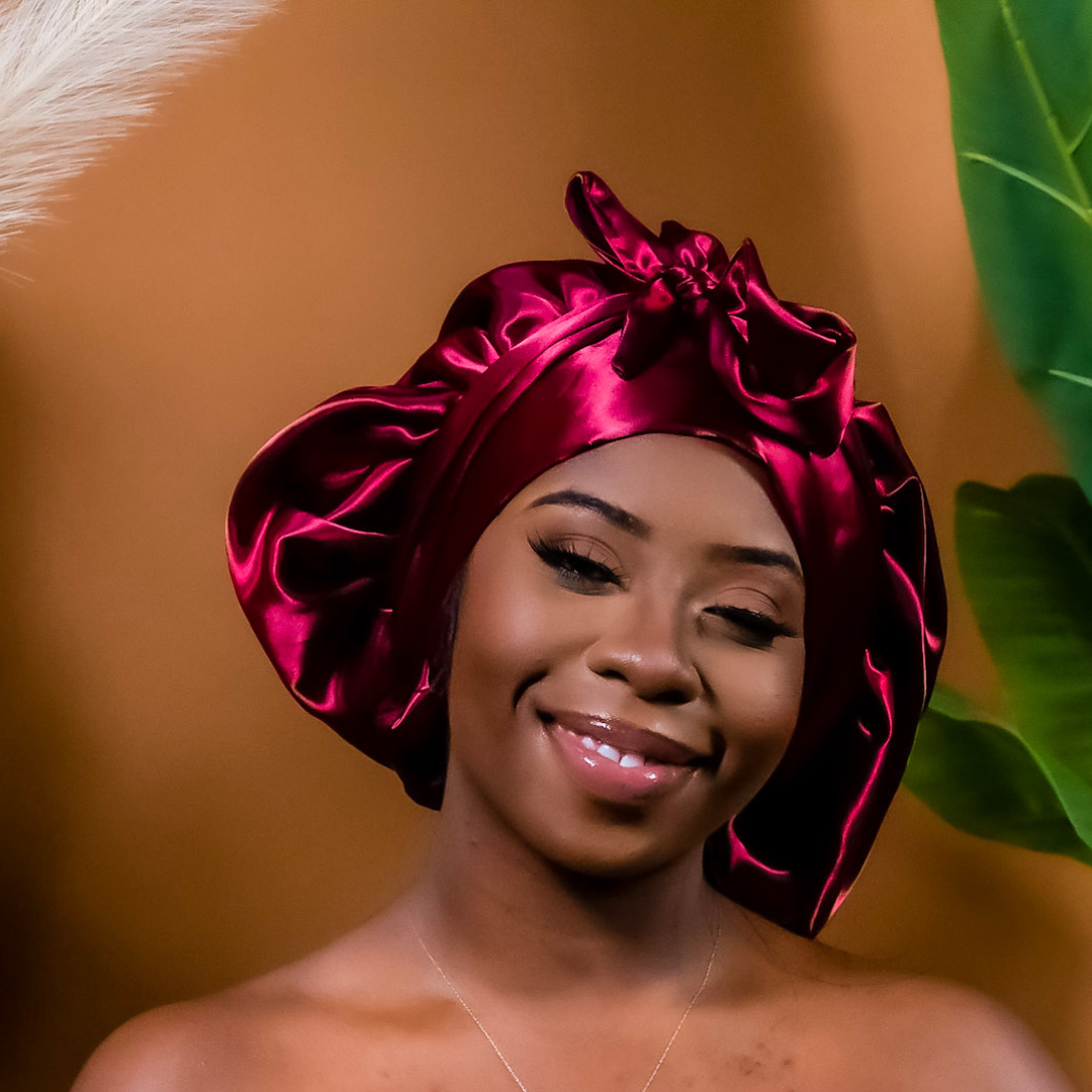 Premium Satin Bonnet Harper Satin Bonnets For Natural Hair